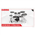 EVANS dB One Rock System Pack + Cymbals