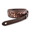 TAYLOR Vegan Leather Guitar Strap Chocolate Brown Sequin