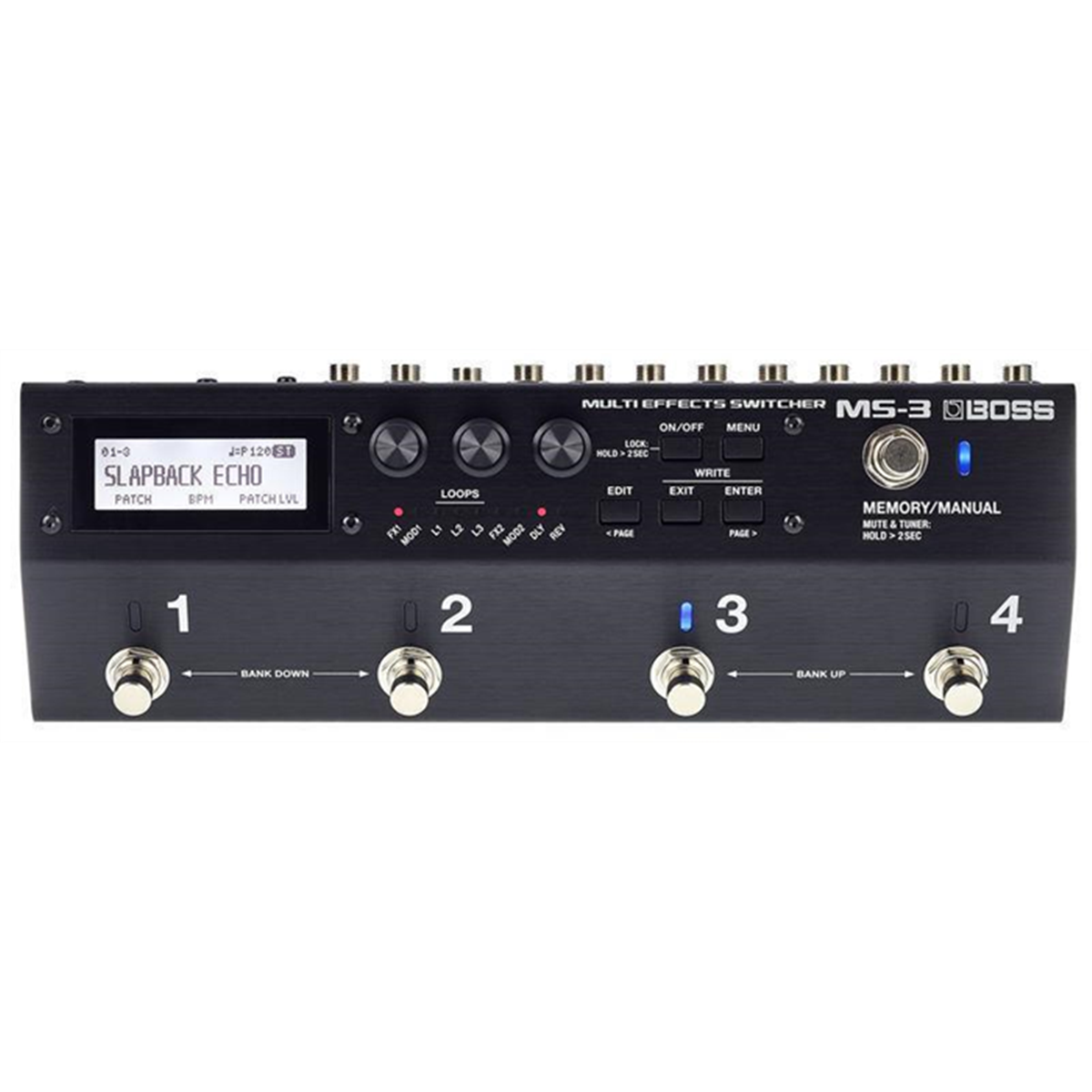 Omega Music | BOSS MS-3 Multi Effect Switcher Omega Music | BOSS MS-3 Multi Effect Switcher