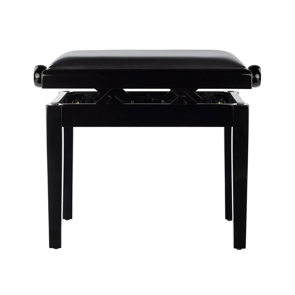 Banquette Piano PB39 Velours Noir Mat – Hauteur Réglable 49-59 Cm, Siège Confortable 55x32 Cm Pour Pianiste