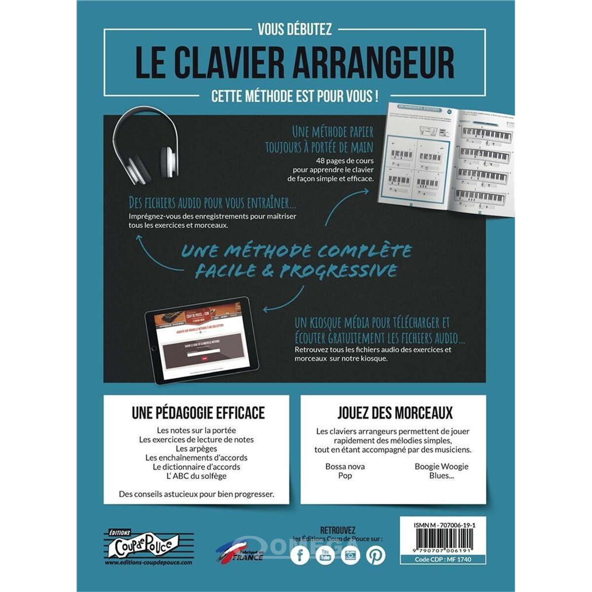 COUP DE POUCE Méthode Clavier Arrangeur Débutant+CD