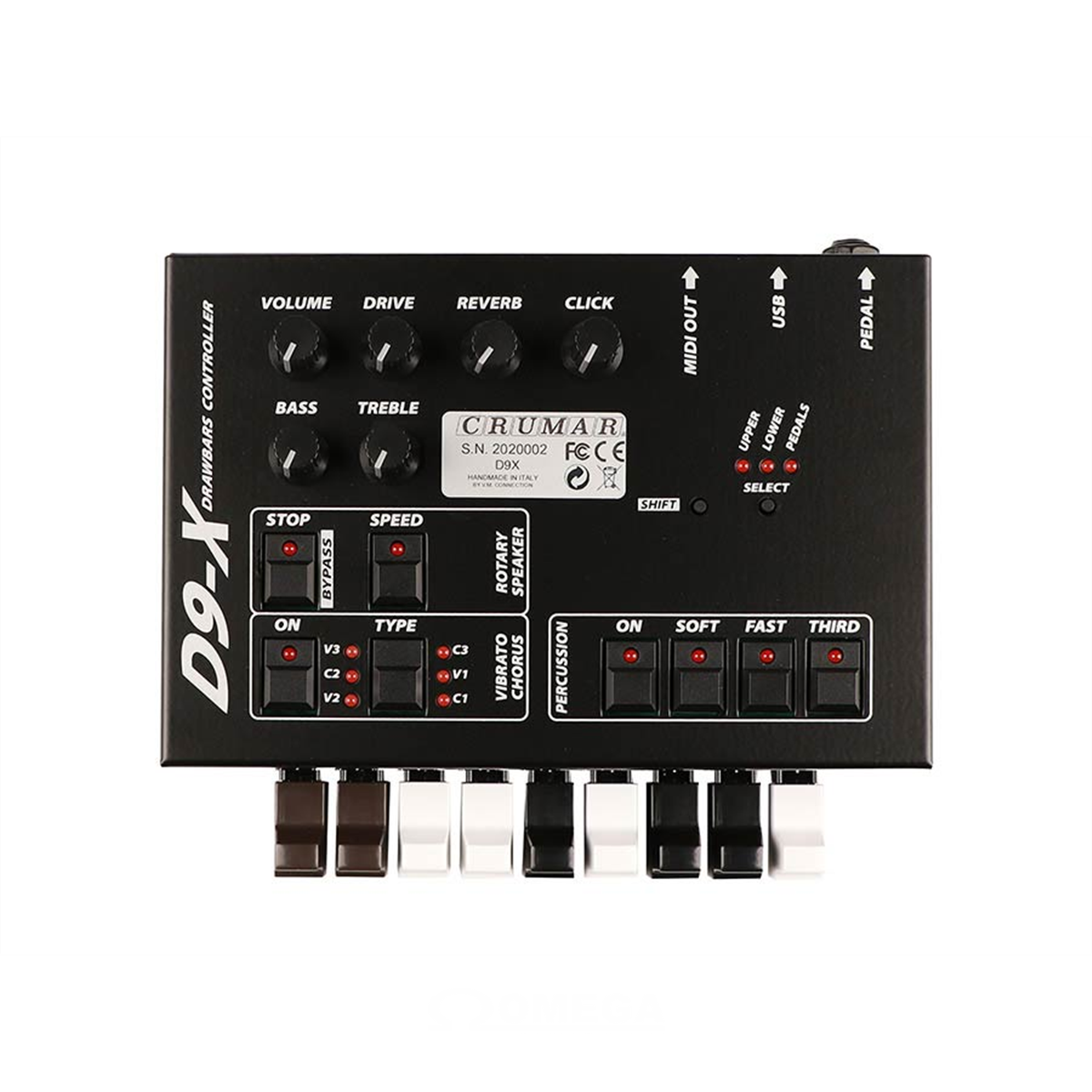 Omega Music | CRUMAR D9X Drawbar controller