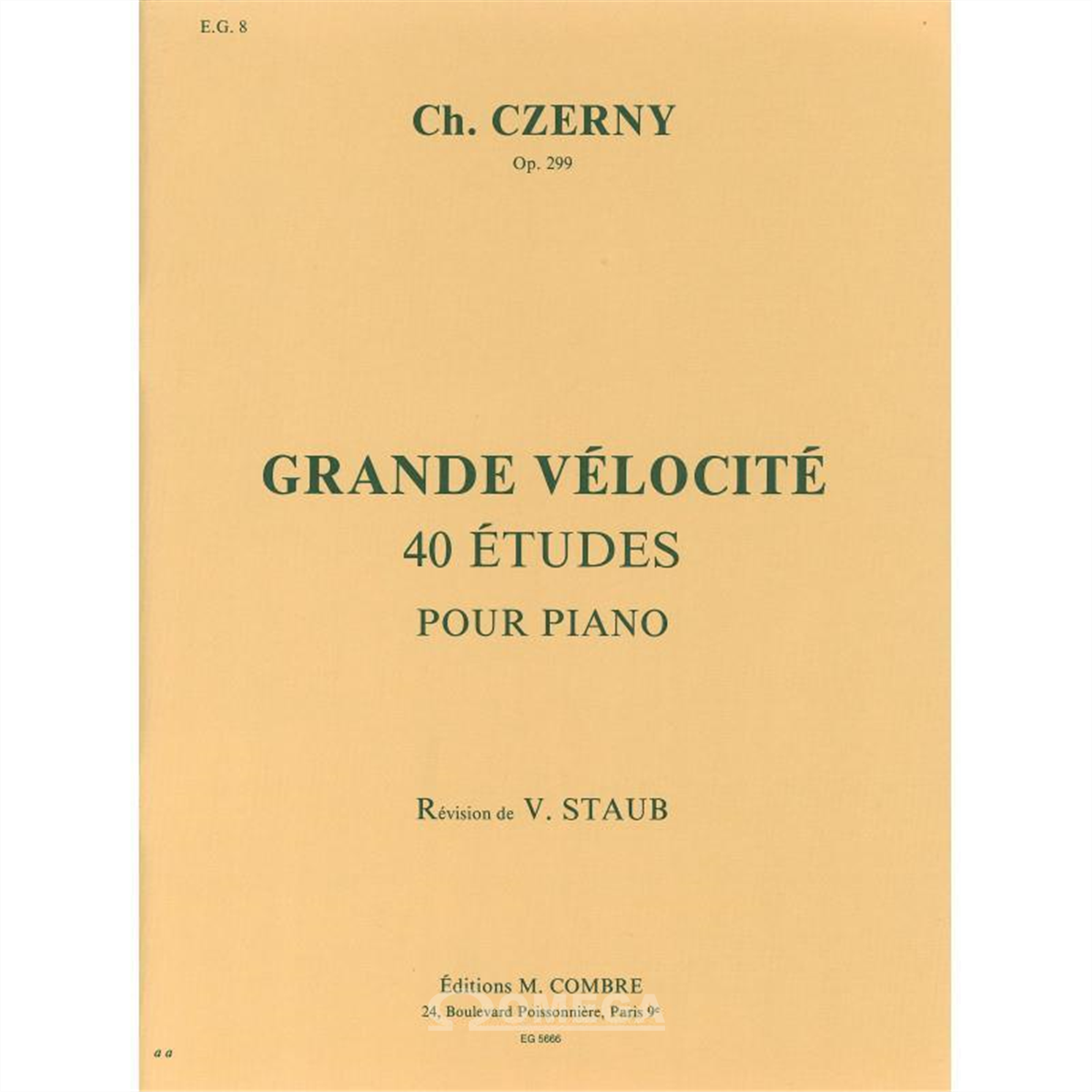 CZERNY Grande vélocité Op.299