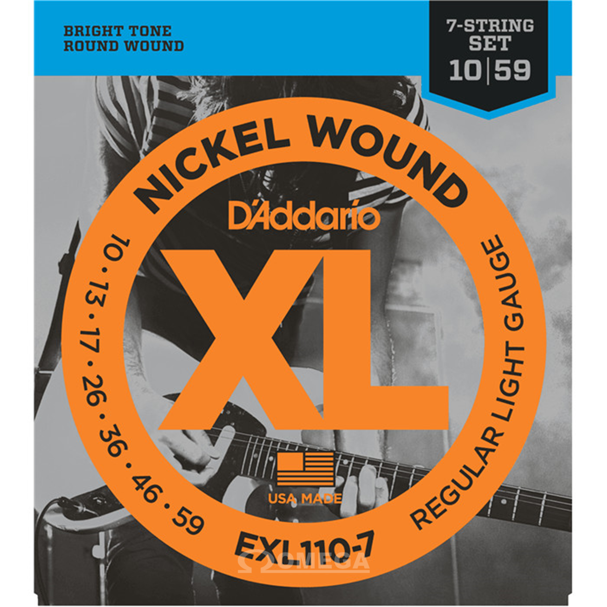 D ADDARIO EXL-110-7 Nickel Wound 010-059 7cordes