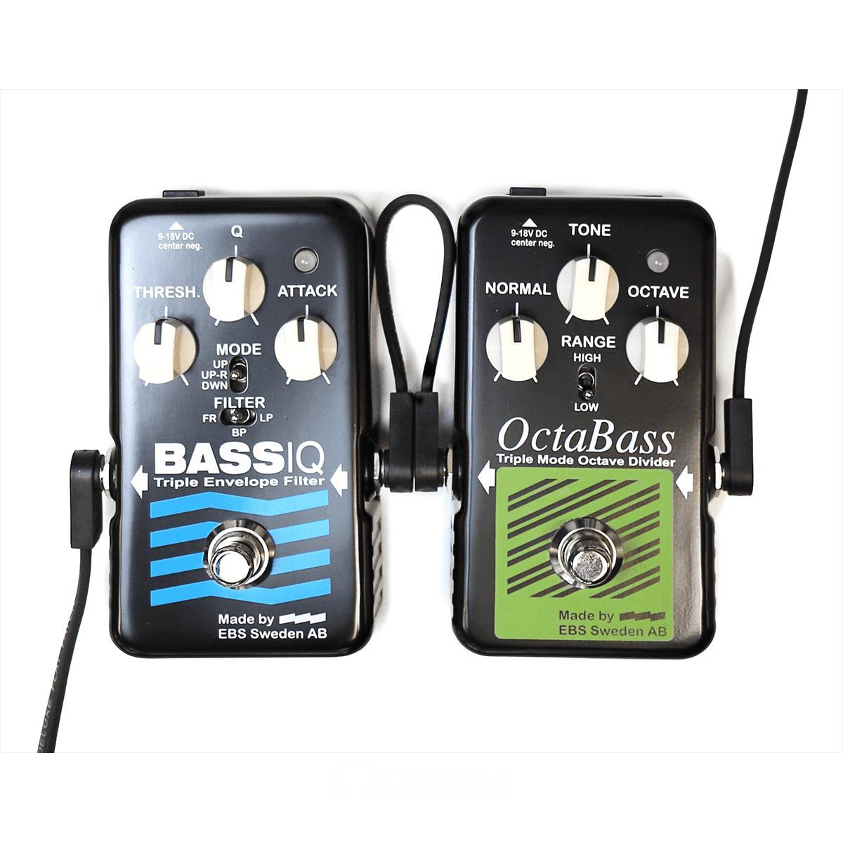 Câble Patch Stéréo Flat EBS PCF-DS28 TRS 28 Cm – Câble Plat Professionnel Basse Tension Pour Effets Et Instruments