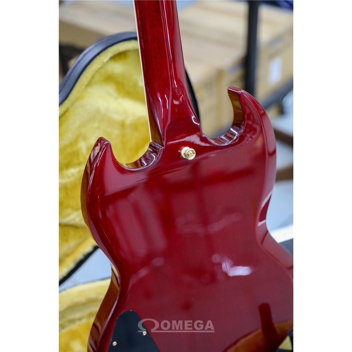 Omega Music EPIPHONE Joe Bonamassa 1963 SG Custom Dark Wine Red