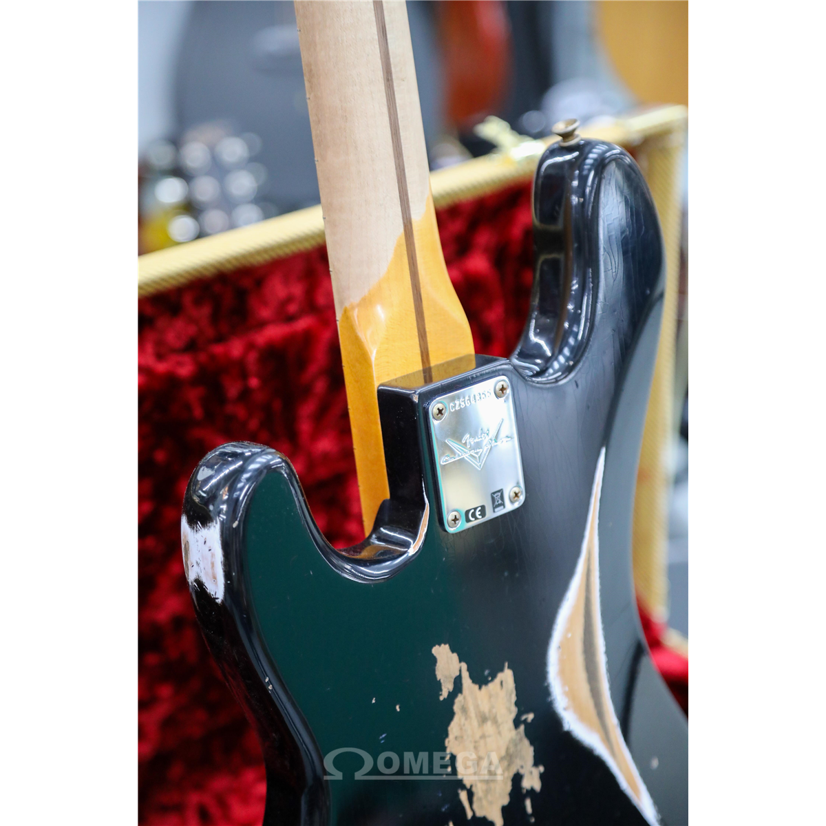 FENDER 1958 Precision Bass Heavy Relic Black