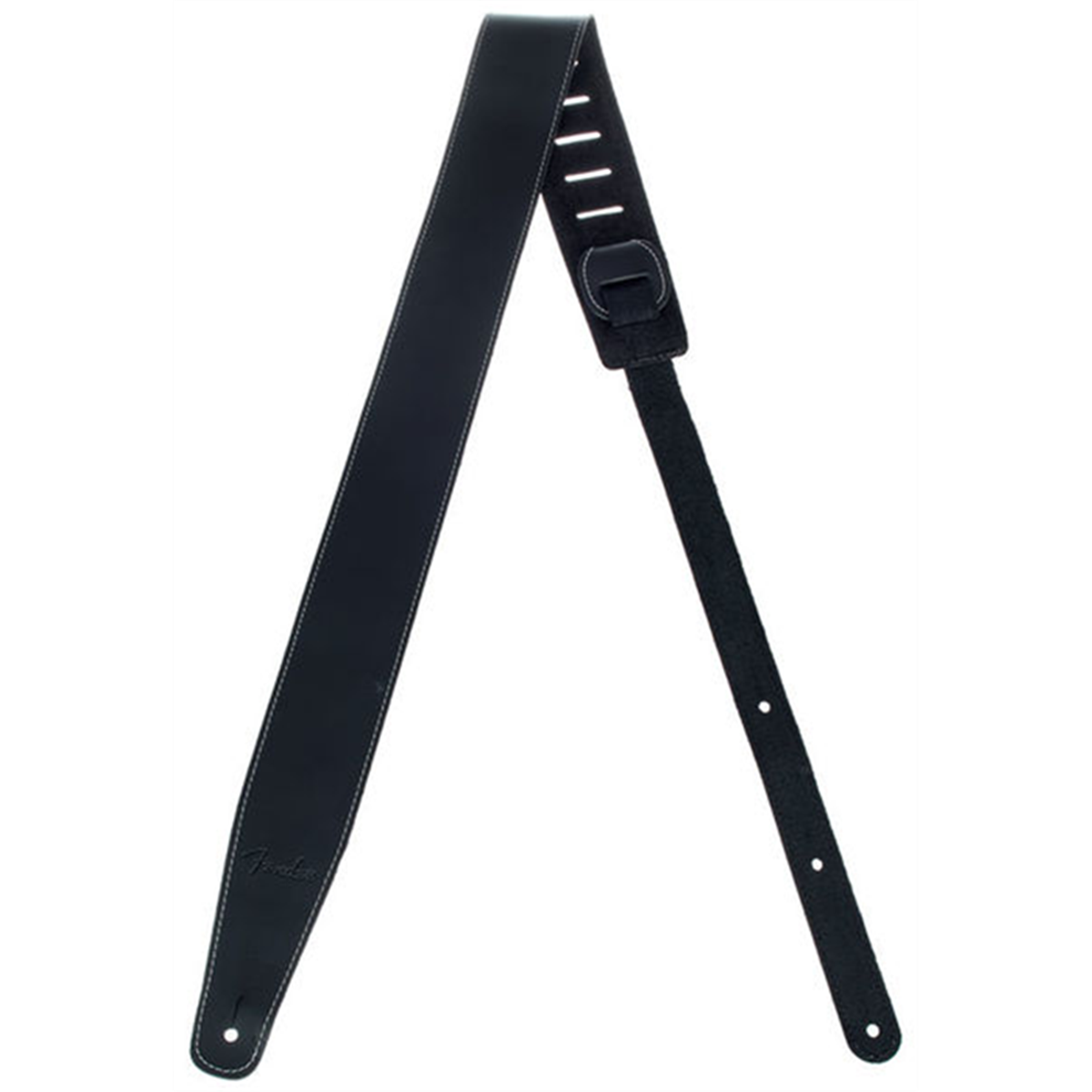 Fender Broken-In Leather Strap, Black 2.5 Gitaarband | Muziekwinkel Almelo Fender Broken-In Leather Strap, Black 2.5 Gitaarband | Muziekwinkel Almelo