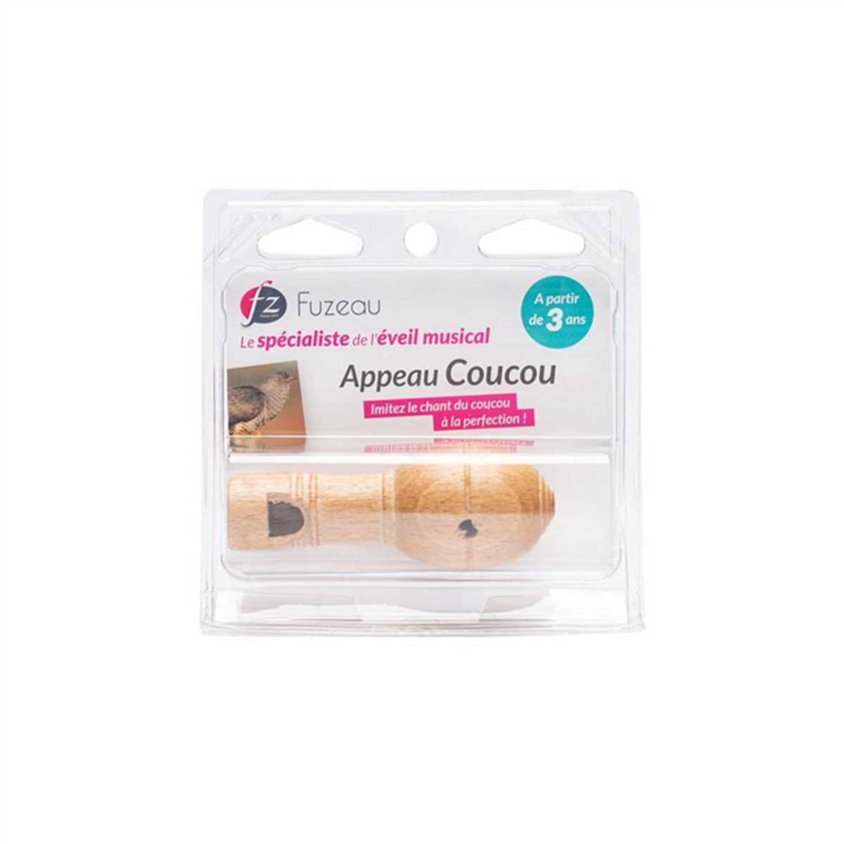 FUZEAU - 658 - Coffret de 5 appeaux manuels en bois naturel - Pour imiter le son des oiseaux - Ambiance nature - Dès 4 ans & 78316 - Appeau Rouge-Gorge FUZEAU - 658 - Coffret de 5 appeaux manuels en bois naturel - Pour imiter le son des oiseaux - Ambiance nature - Dès 4 ans & 78316 - Appeau Rouge-Gorge