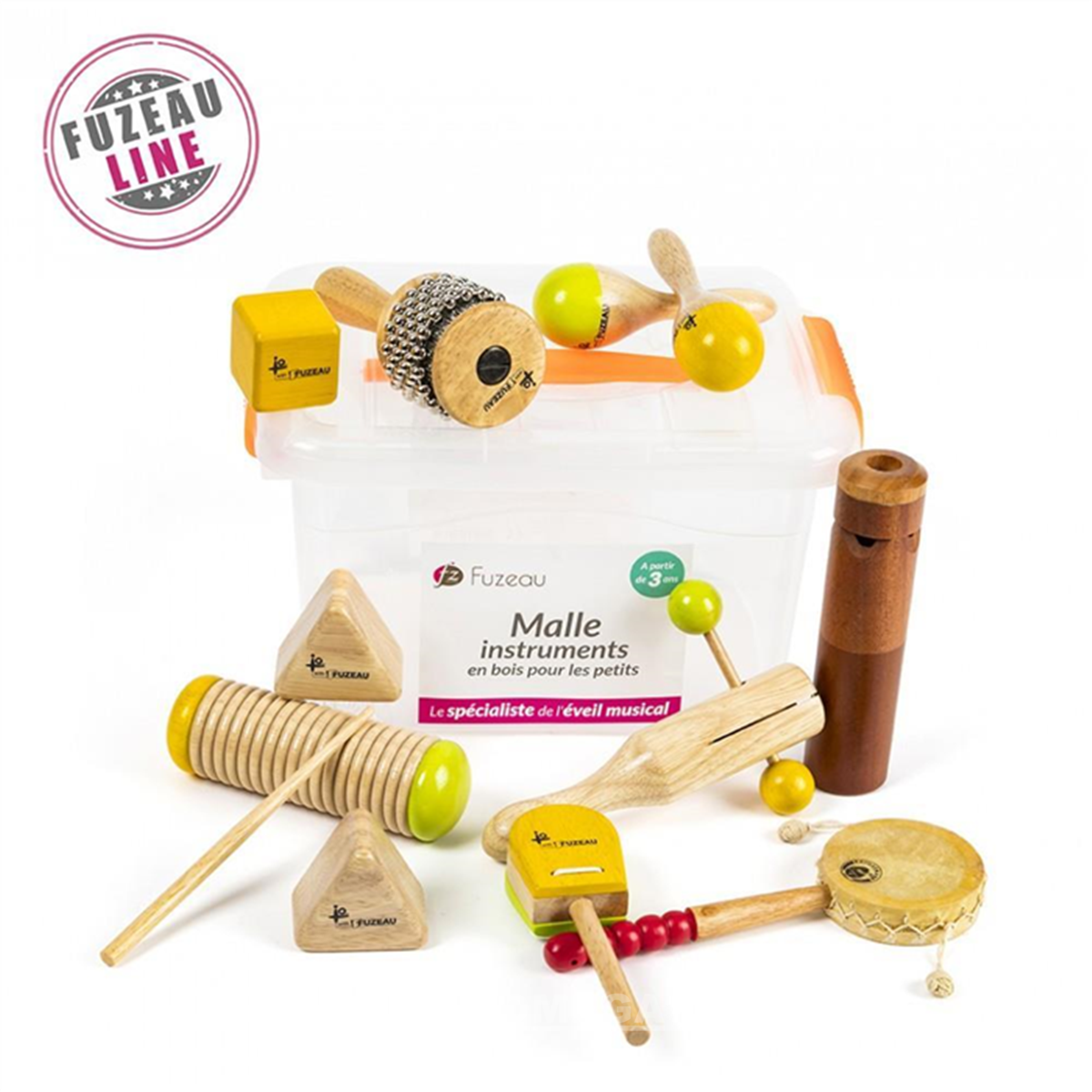 Omega Music | FUZEAU 70963 Malle 10 instruments en bois