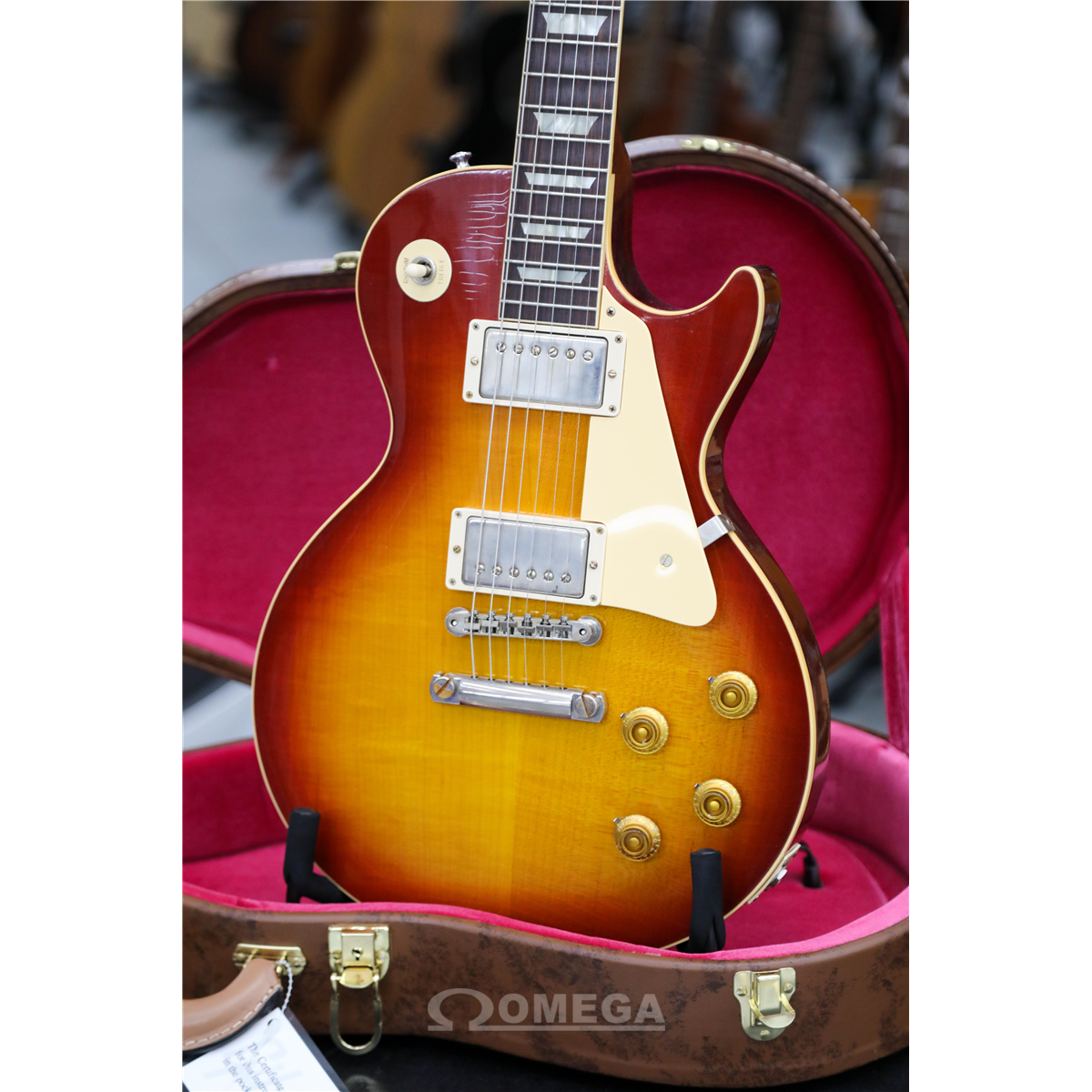 GIBSON 1958 Les Paul Murphy Lab Washed Cherry Sunburst Ultra Light Aged