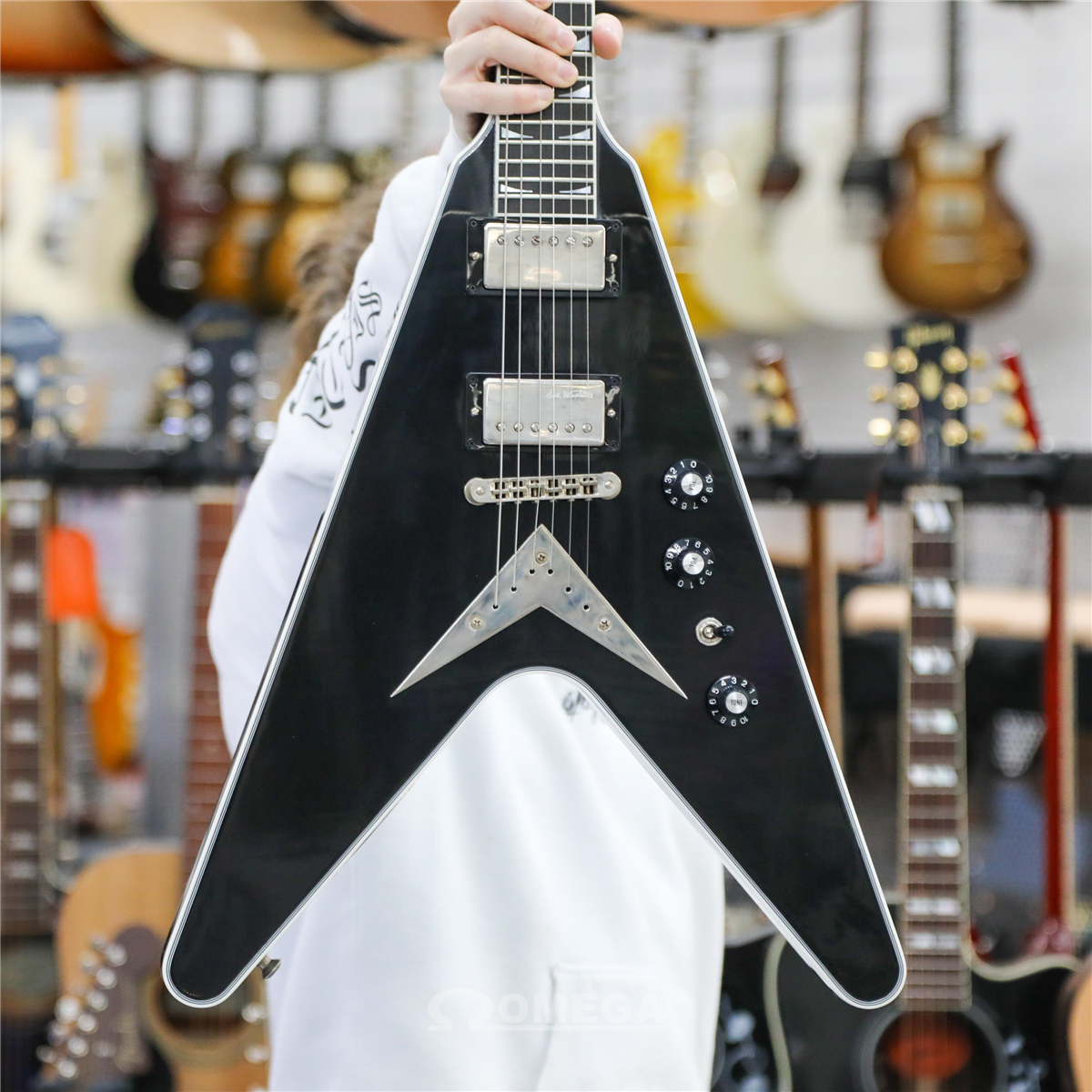 GIBSON Dave Mustaine Flying V EXP Limited Edition Black