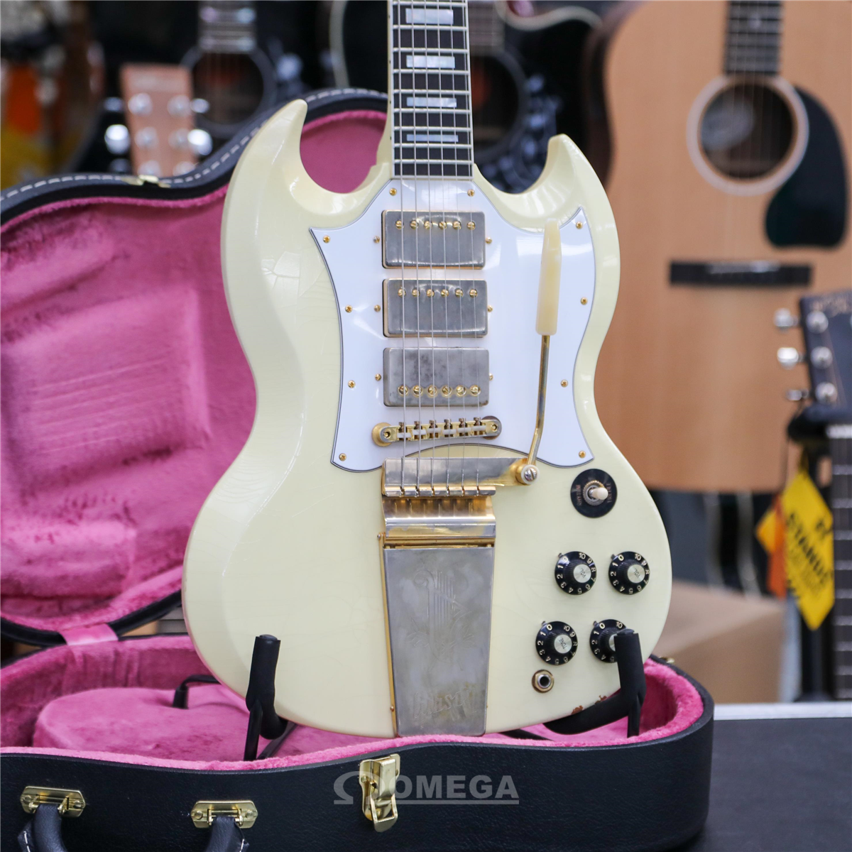 Gibson jimi hendrix top 1967 sg custom