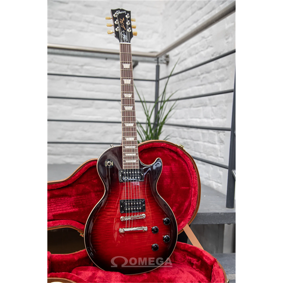 Gibson les paul vermillion burst deals