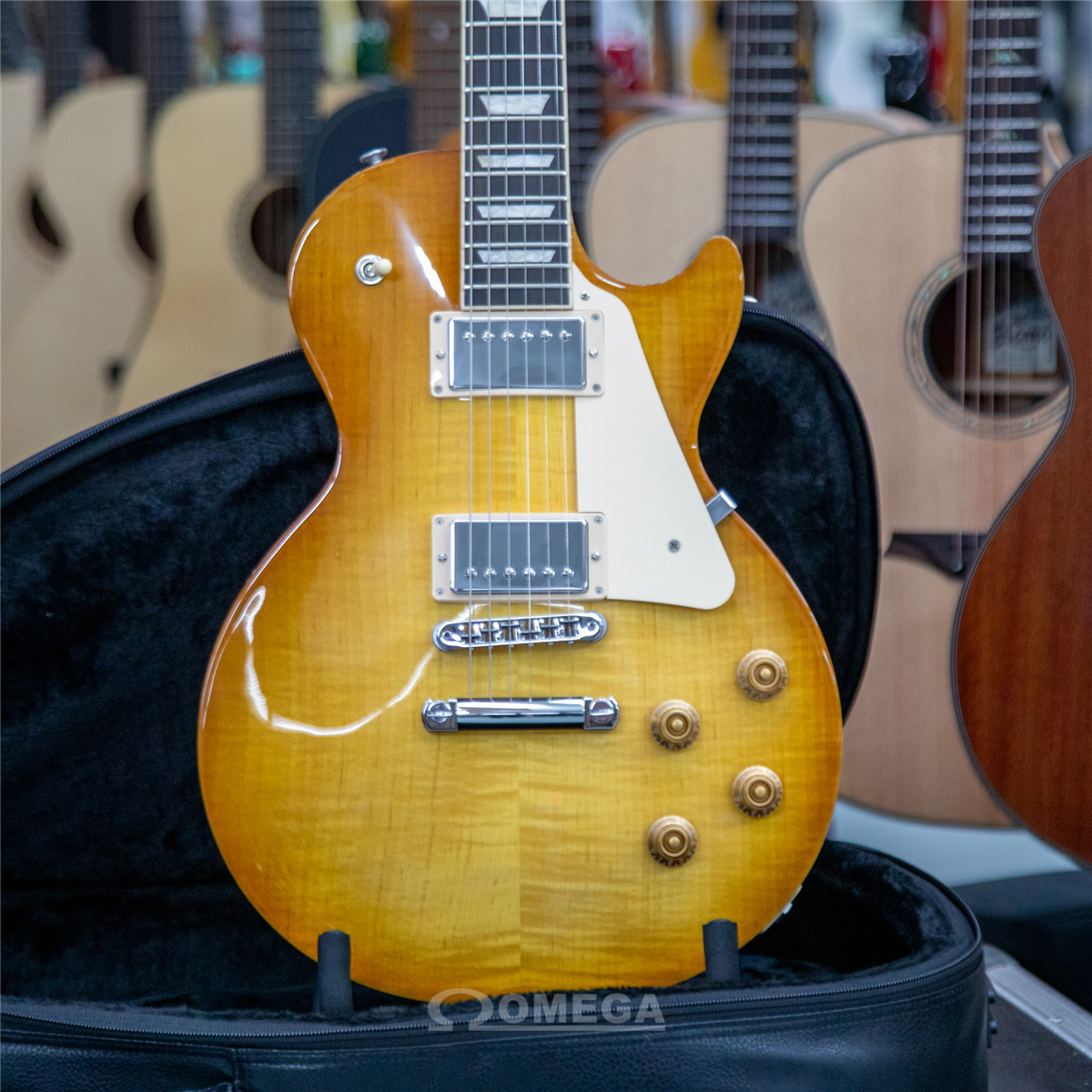 Lp Studio Session Omega Music | GIBSON Les Paul Studio Session Honey Burst