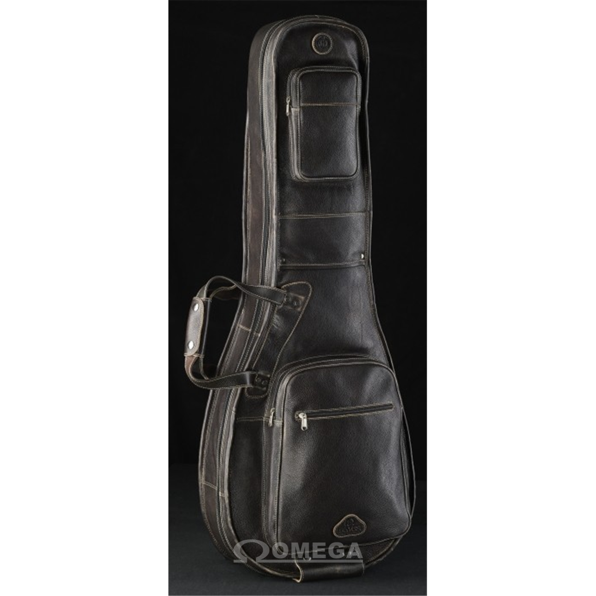 Omega Music HARVEST Fine Leather Guitar Bag for Les Paul Type
