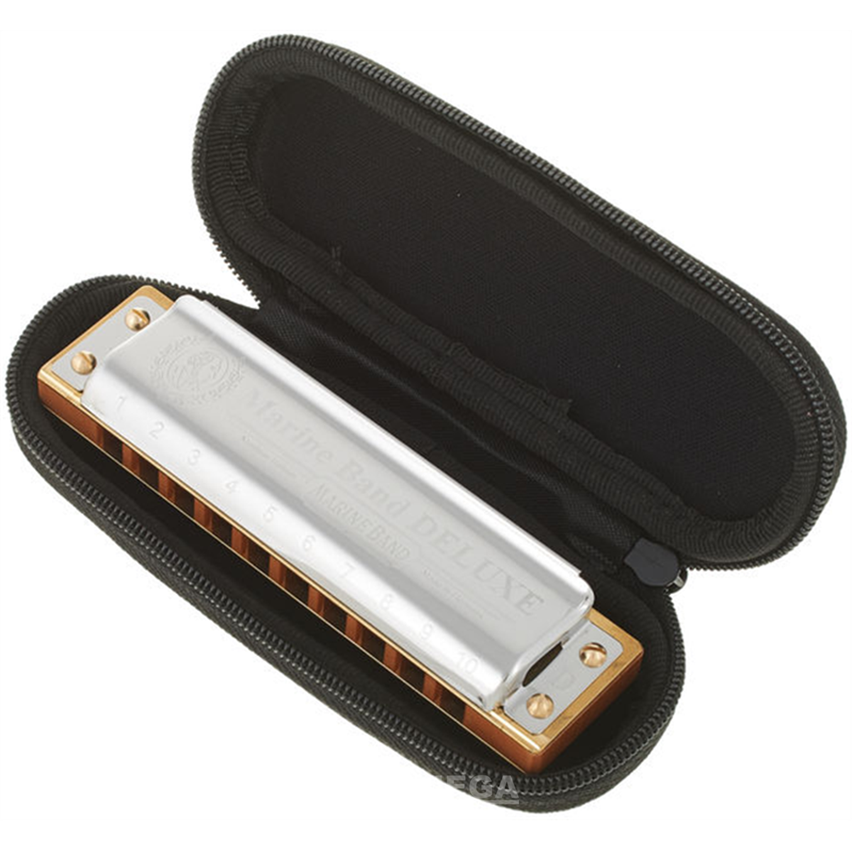Gaita Harmônica Em Lá Hohner Com Estojo Marine Band Deluxe - Musica Gaita Harmônica Em Lá Hohner Com Estojo Marine Band Deluxe - Musica