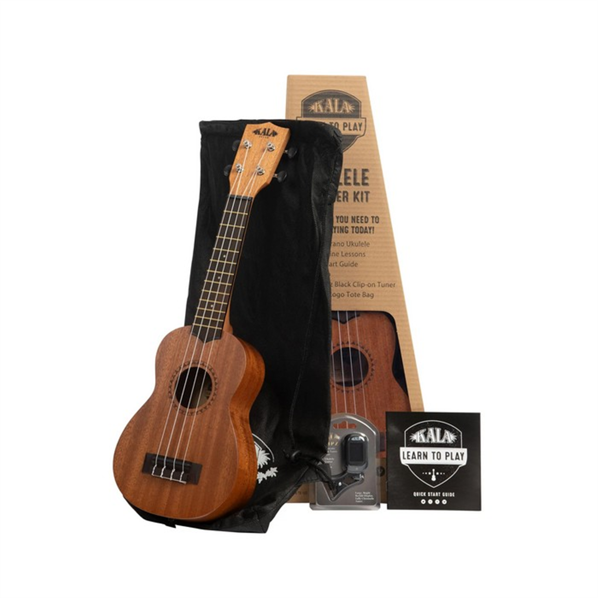 Omega Music KALA Learn To Play Soprano Ukulele Starter Kit