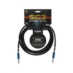 KLOTZ SC3PP01-SW Câble Speaker 1 M 2x2,5MM