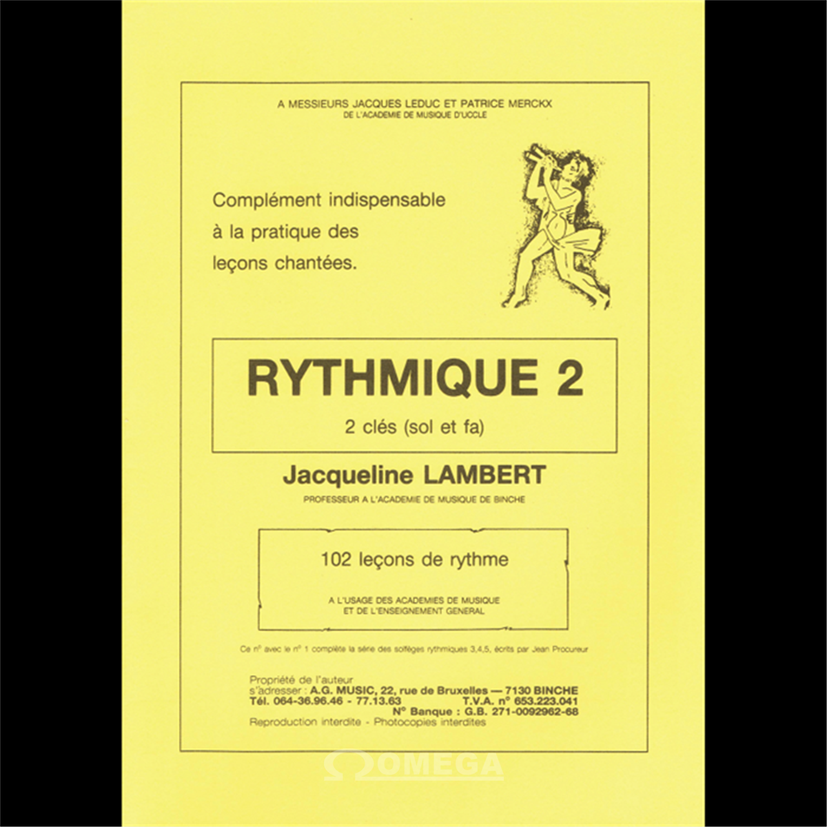 LAMBERT J. Rythmique 2   2 clés (sol et fa)