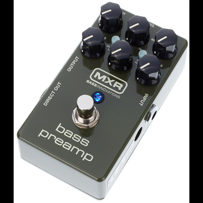 Pédale Overdrive Basse MXR - Overdrive Analogique, Contrôle Clean, True Bypass