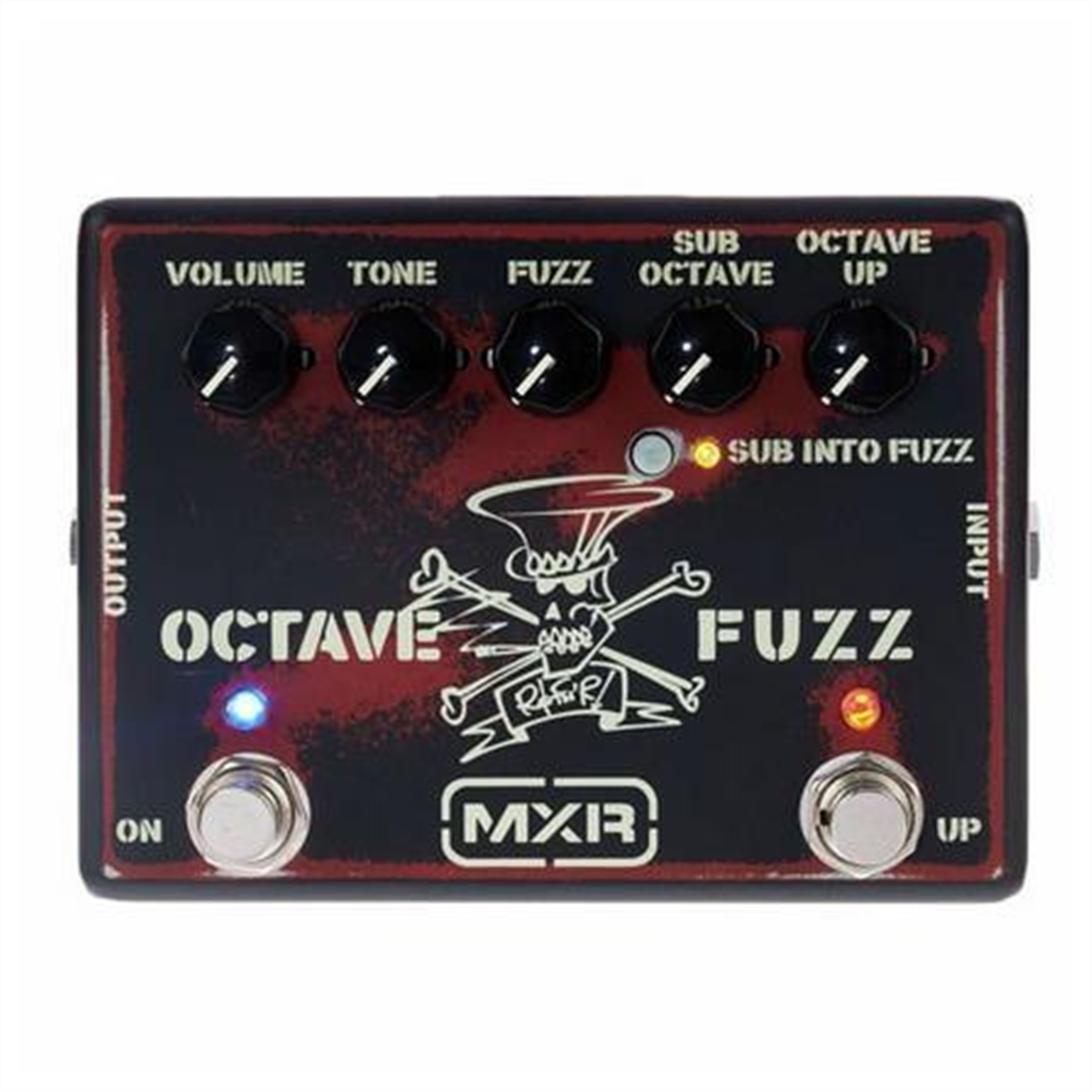 Octave Fuzz Slash Signature édition limitée red metallic Octave Fuzz Slash Signature édition limitée red metallic