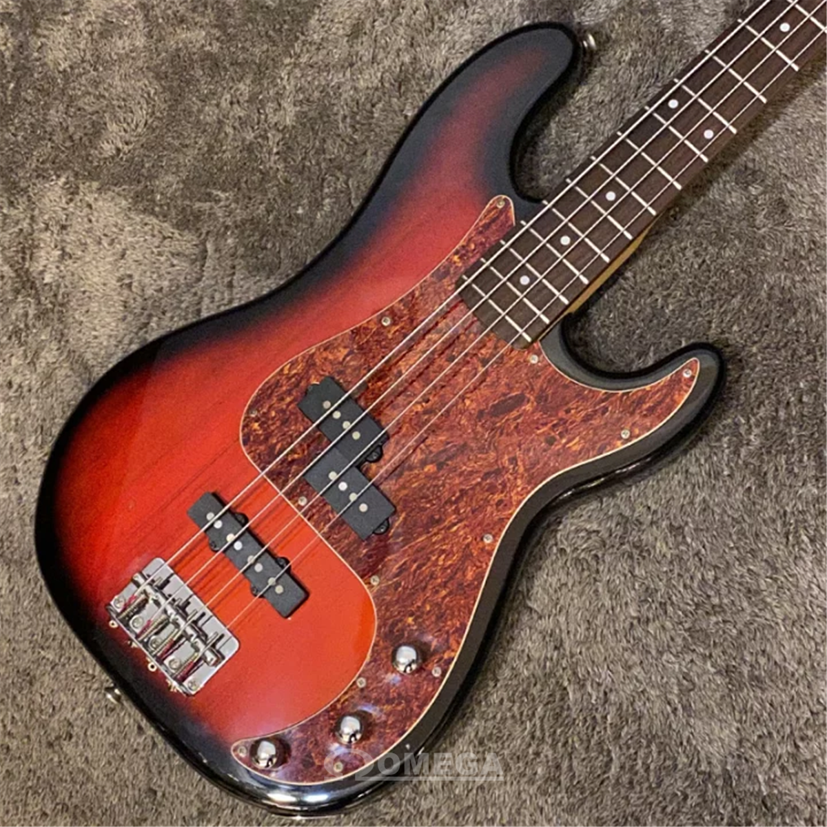 OCCASION SQUIER PJ Bass RedBurst