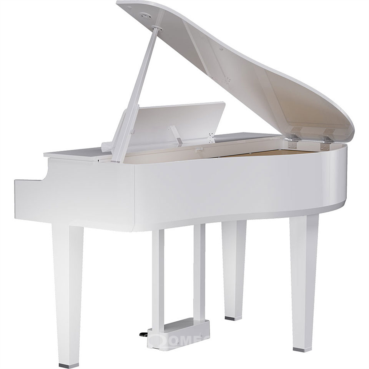 Omega Music  ROLAND GP-6 PW Digital Grand Piano Blanc Poli