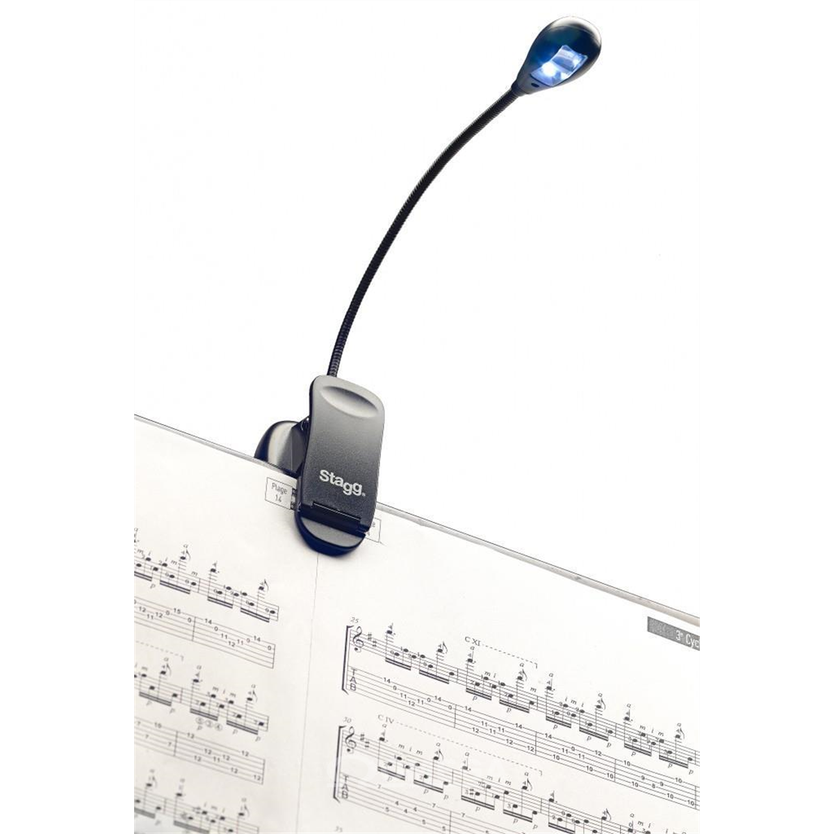 Omega Music  STAGG MUS-LED-2 Éclairage pupitre 2 LED