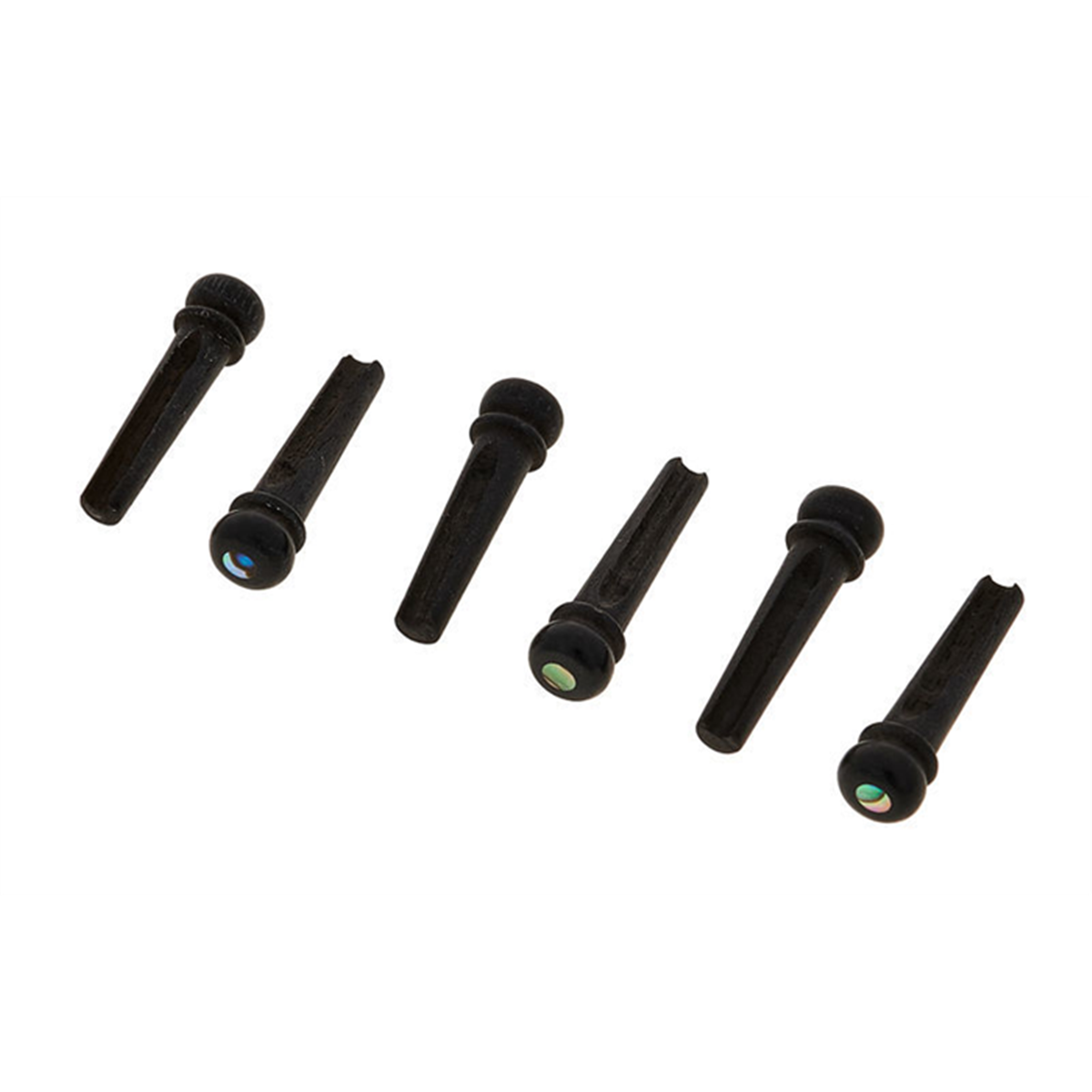 Taylor ebony bridge discount pins with abalone dots