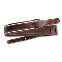 TAYLOR Century leather strap 2.5" cordovan and Ivory