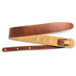 TAYLOR Leather Guitar Strap Suede Back 2.5" Brown