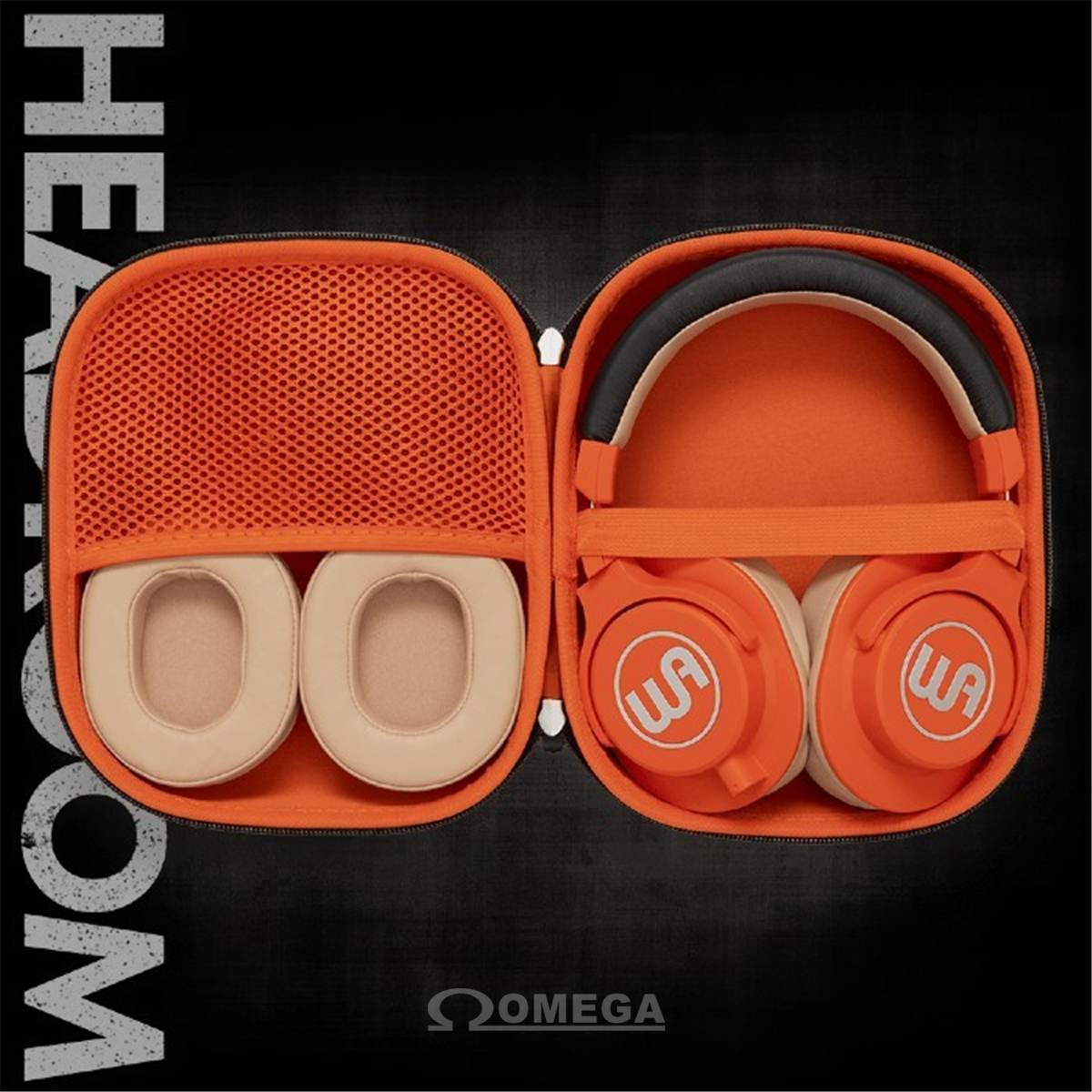 Project Audio Orange Omega Music | WARM Audio WA-HRO Headroom Closed-Back / Orange